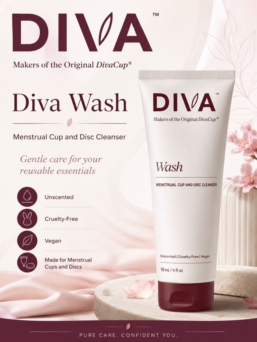 💙 Diva Wash Menstrual Cup Cleanser Or Femenine Wash